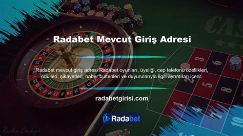 Radabet En Son Adresi Ne Oldu